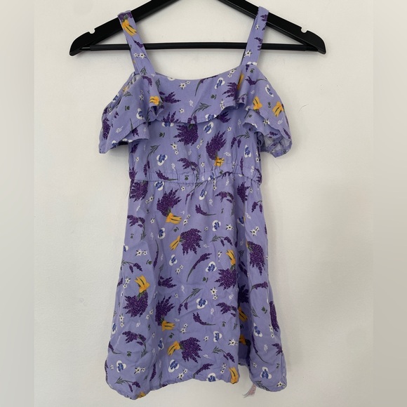 Disney Girl's Minnie Mouse Floral Print Dress Size 5 - Picture 1 of 4